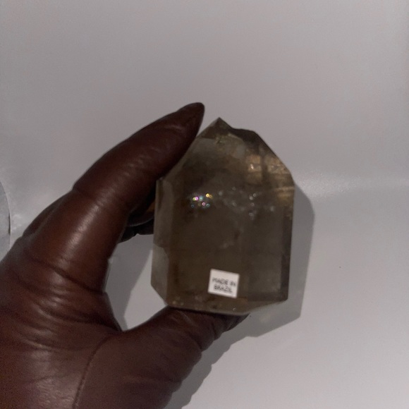 ❤️HP❤️ Gold Rutile in Quartz hand carved tower - Picture 6 of 17